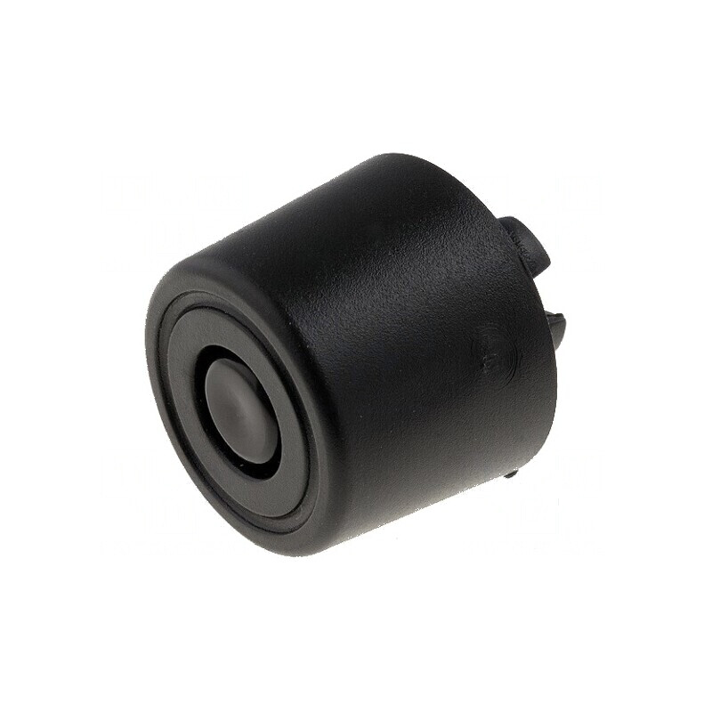 Picioruş montare rapidă negru polietilenă 8mm | Electronic-mag.ro | Componente Electronice