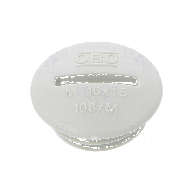 Capac de protecţie M16 1,5 polistiren gri deschis 6mm | Electronic-mag.ro | Componente Electronice