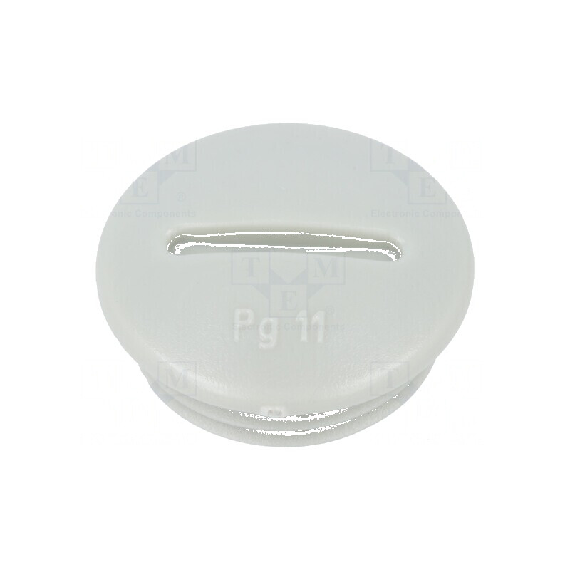 Capac de protecție PG11 polistiren gri deschis 6mm | Electronic-mag.ro | Componente Electronice