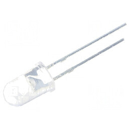 LED 5mm albastru 4200-5800mcd 15° convex | Electronic-mag.ro | Componente Electronice
