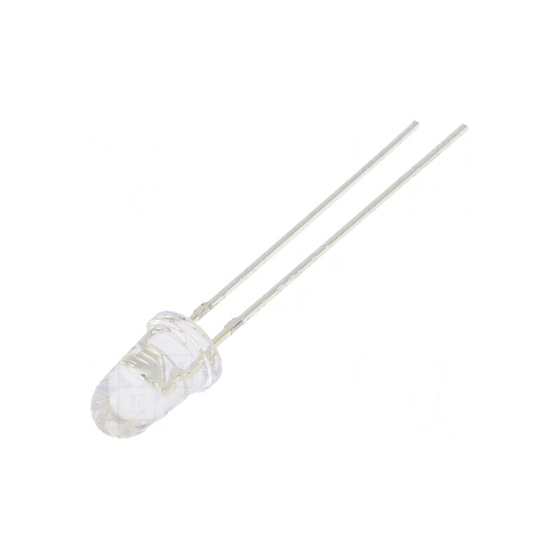 LED 5mm Verde Albăstrui 35000-40000mcd 8° Nr. Term. 2 | Electronic-mag.ro | Componente Electronice