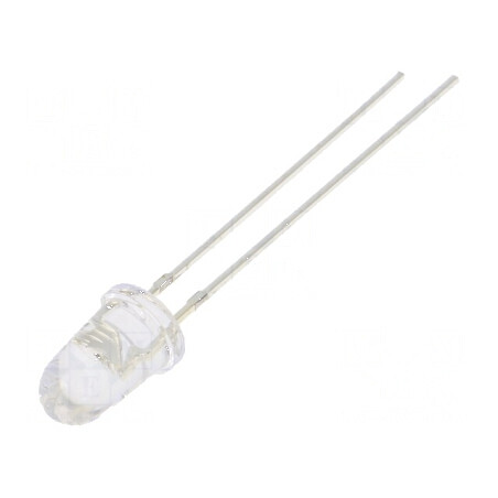 LED 5mm Verde Albăstrui 35000-40000mcd 8° Nr. Term. 2 | Electronic-mag.ro | Componente Electronice