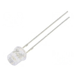 LED 5mm verde albăstrui 1560-2180mcd 140° | Electronic-mag.ro | Componente Electronice