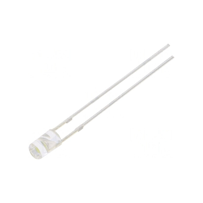 LED 3mm Alb 2180-3000mcd 140° Plat Nr.Term: 2 | Electronic-mag.ro | Componente Electronice