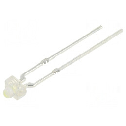 LED alb rece 1,8mm 2180÷3000mcd 15° convex | Electronic-mag.ro | Componente Electronice
