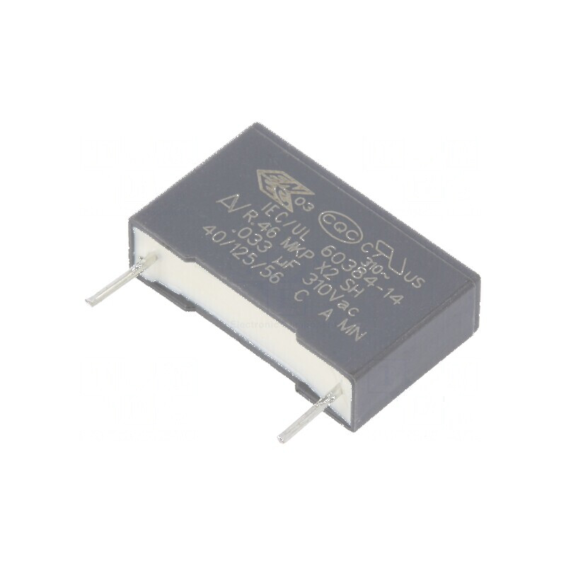 Condensator polipropilenă X2 R46 310V 0,033uF 18x11x5mm | Electronic-mag.ro | Componente Electronice