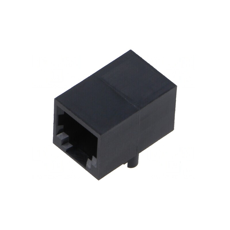 Conector RJ12 soclu 6p6c THT unghi 90° | Electronic-mag.ro | Componente Electronice