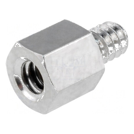 Piuliță distanțieră filetată 5mm UNC4-40 alamă | Electronic-mag.ro | Componente Electronice