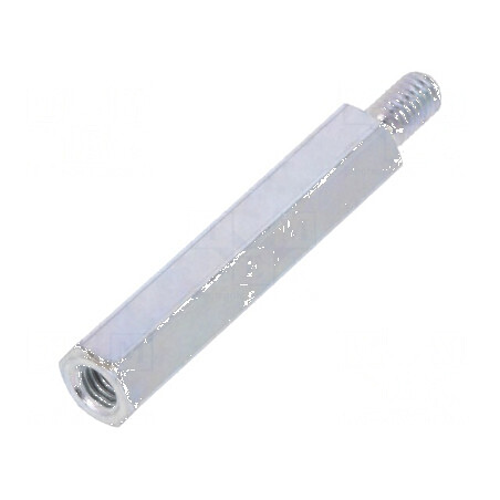 Piuliță distanțieră filetată 25mm M3 | Electronic-mag.ro | Componente Electronice