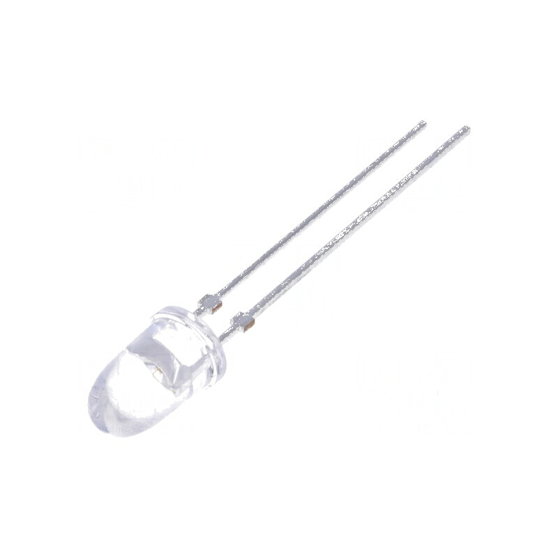 LED 5mm roșie 7,5÷35cd 8° convexă | Electronic-mag.ro | Componente Electronice