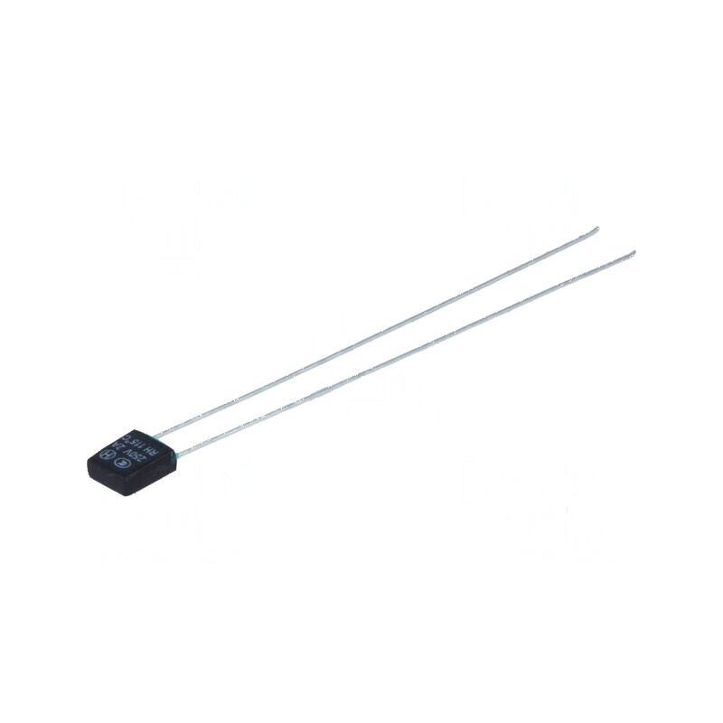 Siguranţă termică 2A 6x6,5x2,8mm 115°C L55mm | Electronic-mag.ro | Componente Electronice