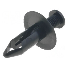 Diblu poliamidă 22mm lungime, 8mm diametru orificiu montaj, negru | Electronic-mag.ro | Componente Electronice