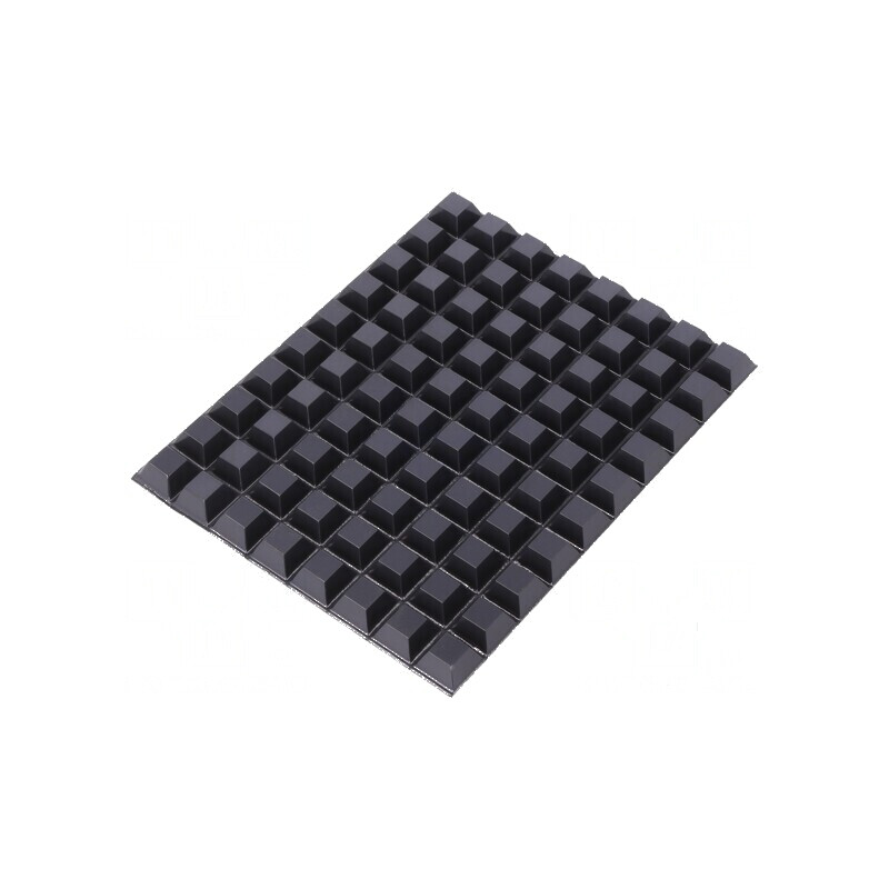 Picioruş autoadeziv negru poliuretan H: 5,8mm Bumpon | Electronic-mag.ro | Componente Electronice