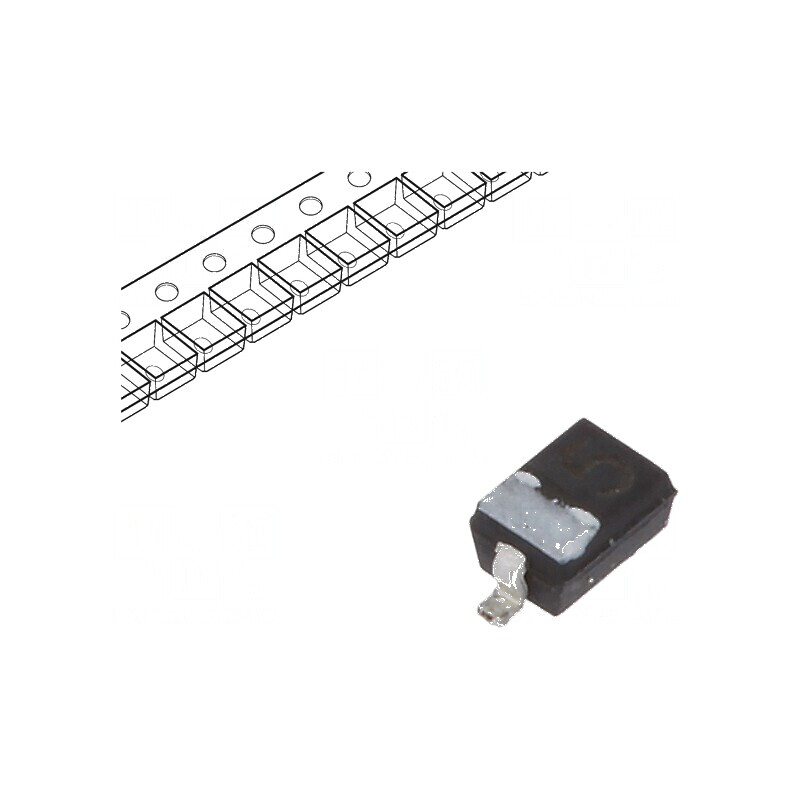 Diodă varicap 6V 20mA SOD323 - 1 bucată | Electronic-mag.ro | Componente Electronice