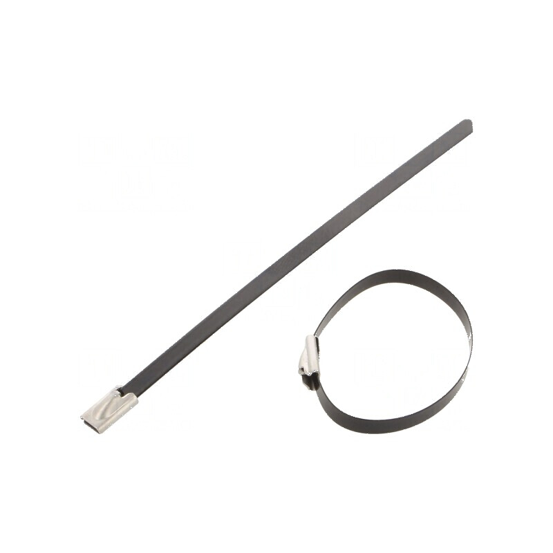 Colier de strângere din oțel inoxidabil AISI 304, 125mm x 4,6mm | Electronic-mag.ro | Componente Electronice