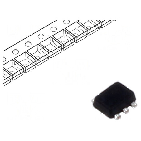 Diodă TVS 6,1V 30W SOT666IP pentru protecție ESD | Electronic-mag.ro | Componente Electronice