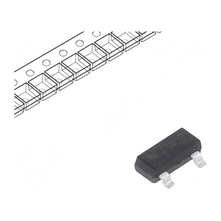 Tranzistor PNP bipolar 150V 1A 300mW SOT23 TO236AB | Electronic-mag.ro | Componente Electronice