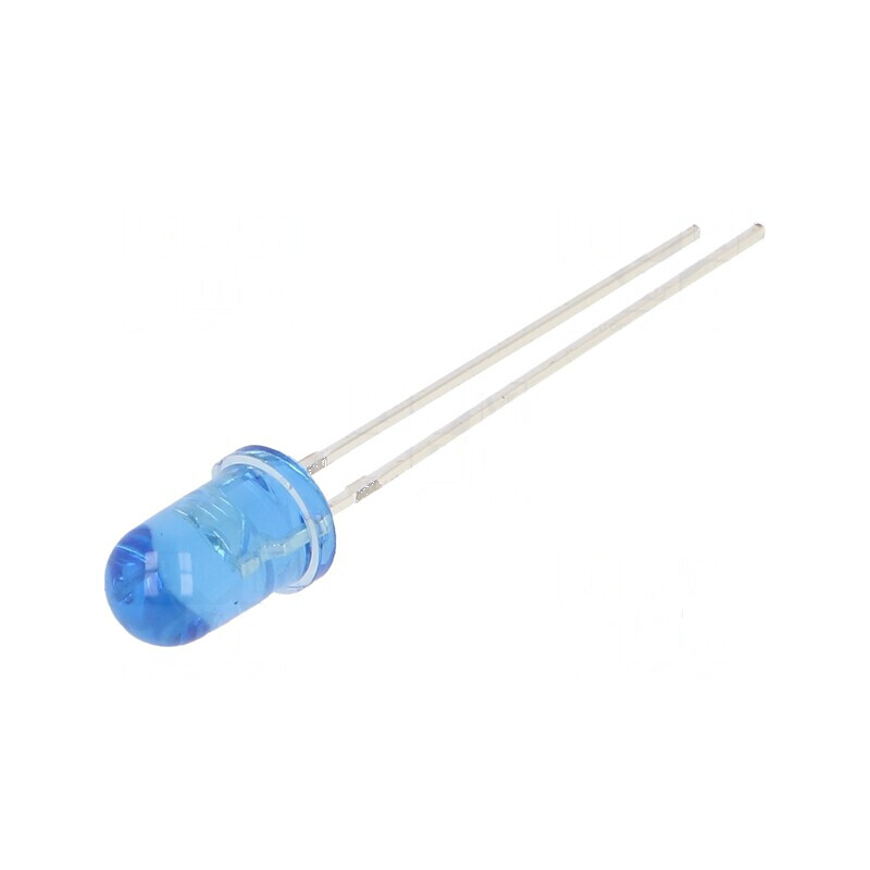 LED 5mm Albastru 750-1120mcd 30° Convex 102mW | Electronic-mag.ro | Componente Electronice
