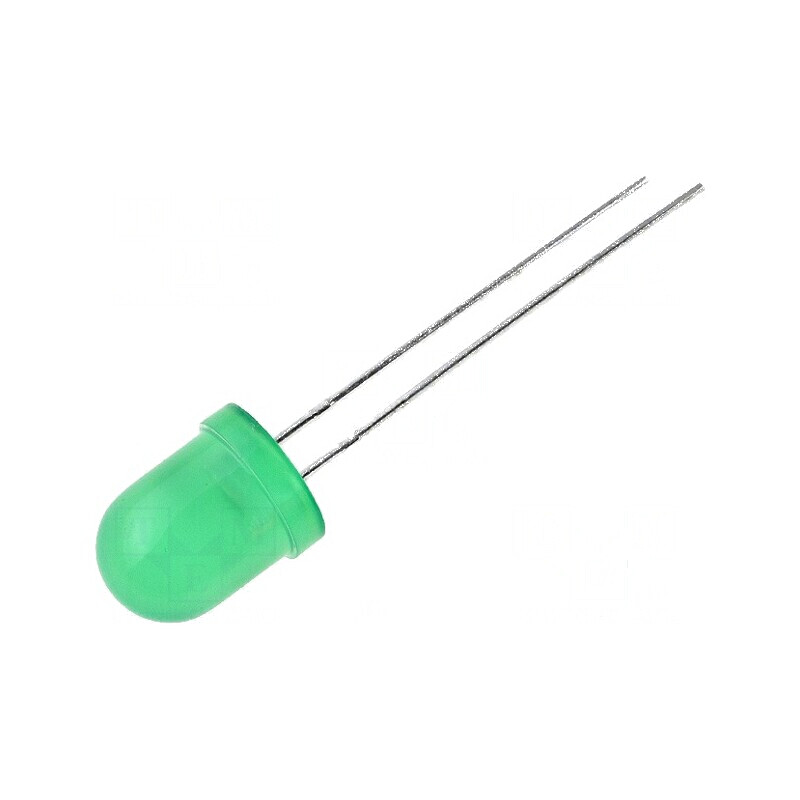LED 8mm Verde 20-70mcd 60° Convex | Electronic-mag.ro | Componente Electronice LED 8mm Verde 20-70mcd 60° Convex | Electronic-mag.ro | Componente Electronice