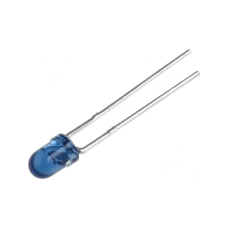 Fototranzistor 3mm 30V cu lentilă albastră transparentă | Electronic-mag.ro | Componente Electronice