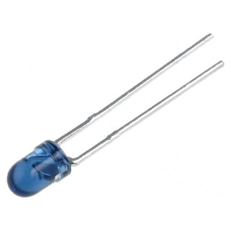 Fototranzistor 3mm 30V cu lentilă albastră transparentă | Electronic-mag.ro | Componente Electronice