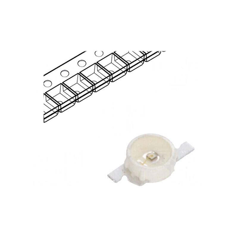 LED SMD roșie 1,91-4,8lm 560-1800mcd Ø2,1mm 120° 30mA | Electronic-mag.ro | Componente Electronice