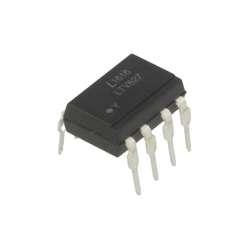 Optocuplor THT 5kV cu 2 ieșiri tranzițori, 50% CTR la 5mA | Electronic-mag.ro | Componente Electronice