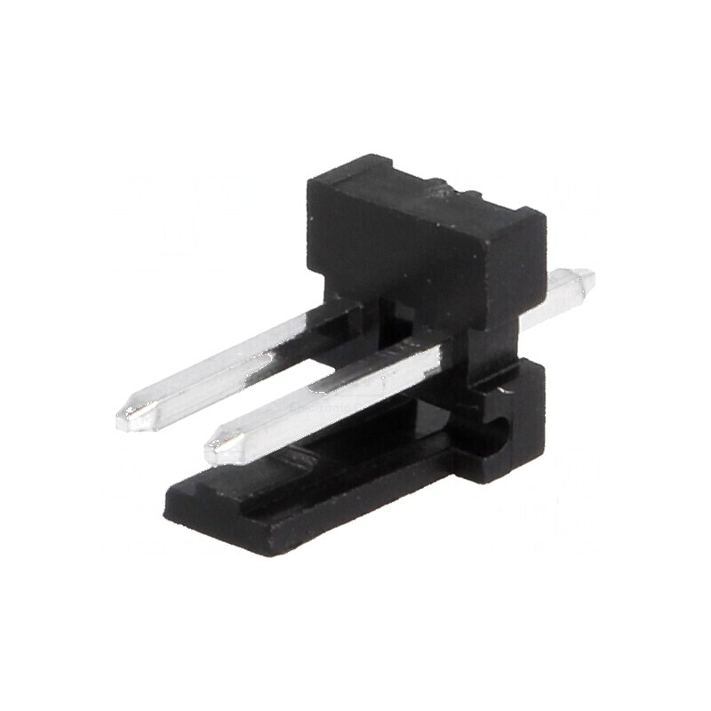 Conector cablu-placă soclu tată PIN 2 3,96mm THT MAS-CON | Electronic-mag.ro | Componente Electronice