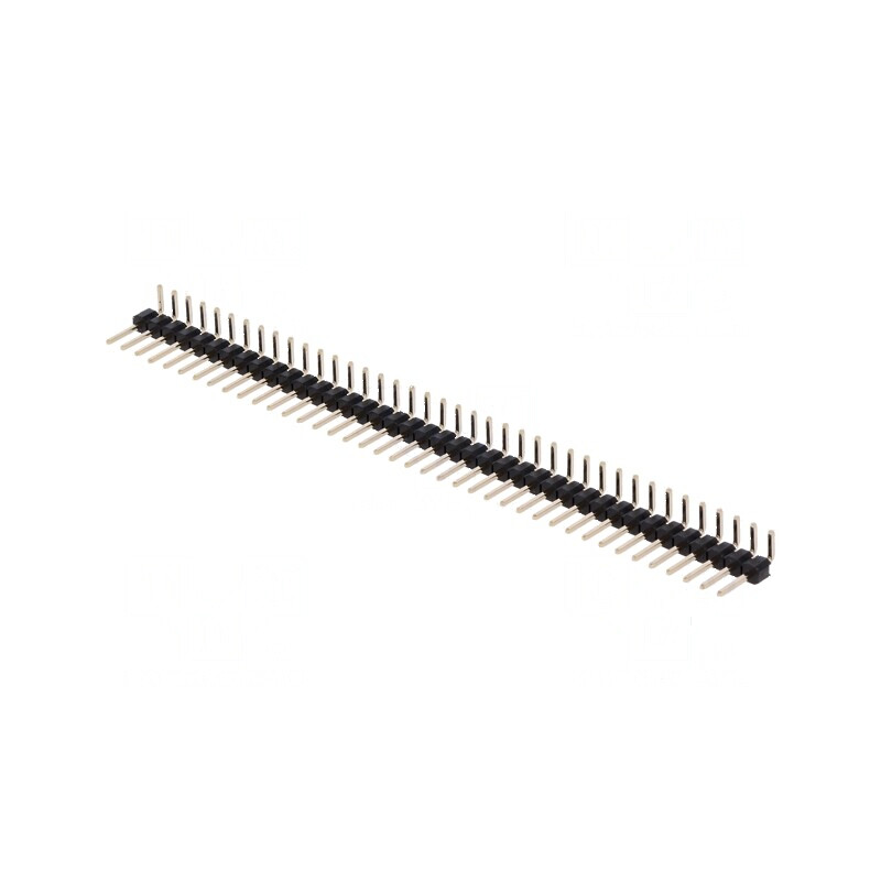 Conector şiruri pini tată 40 pini unghi 90° THT | Electronic-mag.ro | Componente Electronice
