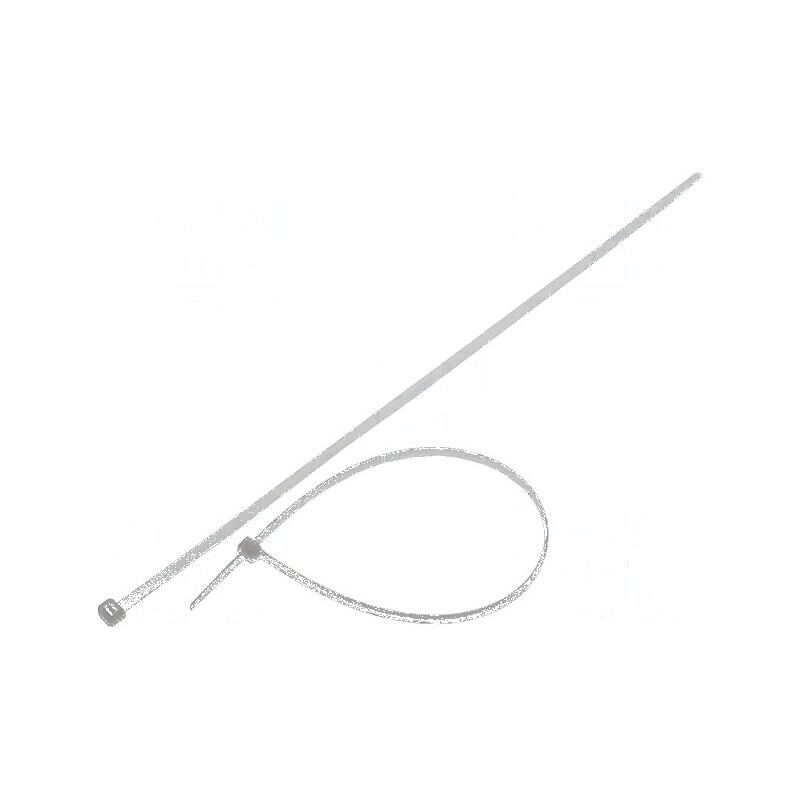 Colier de strângere poliamidă 290mm 3,5mm 135N naturală | Electronic-mag.ro | Componente Electronice