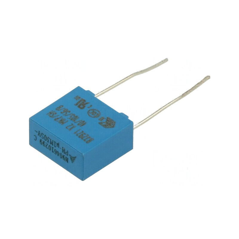 Condensator polipropilenă X2 100nF 13x12x6mm THT ±20% | Electronic-mag.ro | Componente Electronice