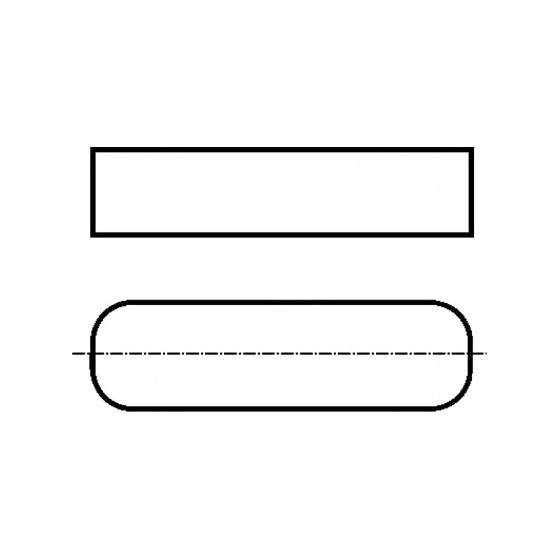 Pană BN 4629 DIN 6885 Oţel rezistent la acizi A4 3mm x 3mm | Electronic-mag.ro | Componente Electronice
