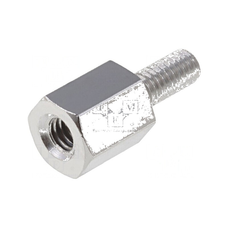 Piuliță distanțieră filetată 6mm M2,5 hexagonală | Electronic-mag.ro | Componente Electronice