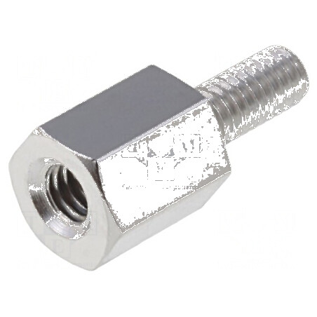 Piuliță distanțieră filetată 6mm M2,5 hexagonală | Electronic-mag.ro | Componente Electronice