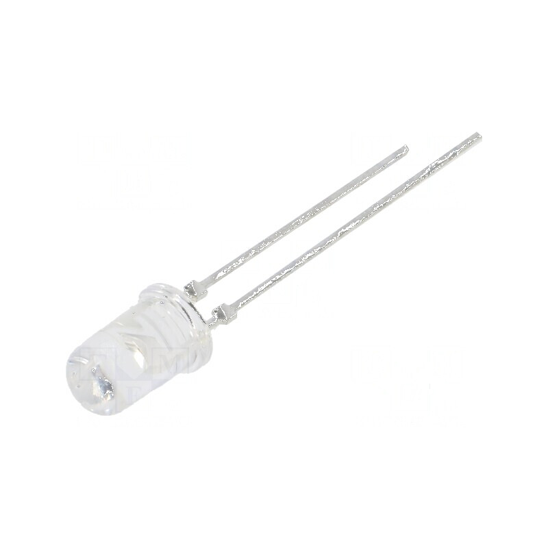 LED 5mm Ambră 5860-12000mcd 30° Convex 130mW | Electronic-mag.ro | Componente Electronice