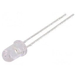 LED 5mm roșu 8500-14000mcd 15° convex | Electronic-mag.ro | Componente Electronice