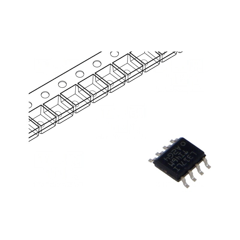 Stabilizator de tensiune reglabil IC 1,24-14,5V 0,1A SO8 SMD | Electronic-mag.ro | Componente Electronice