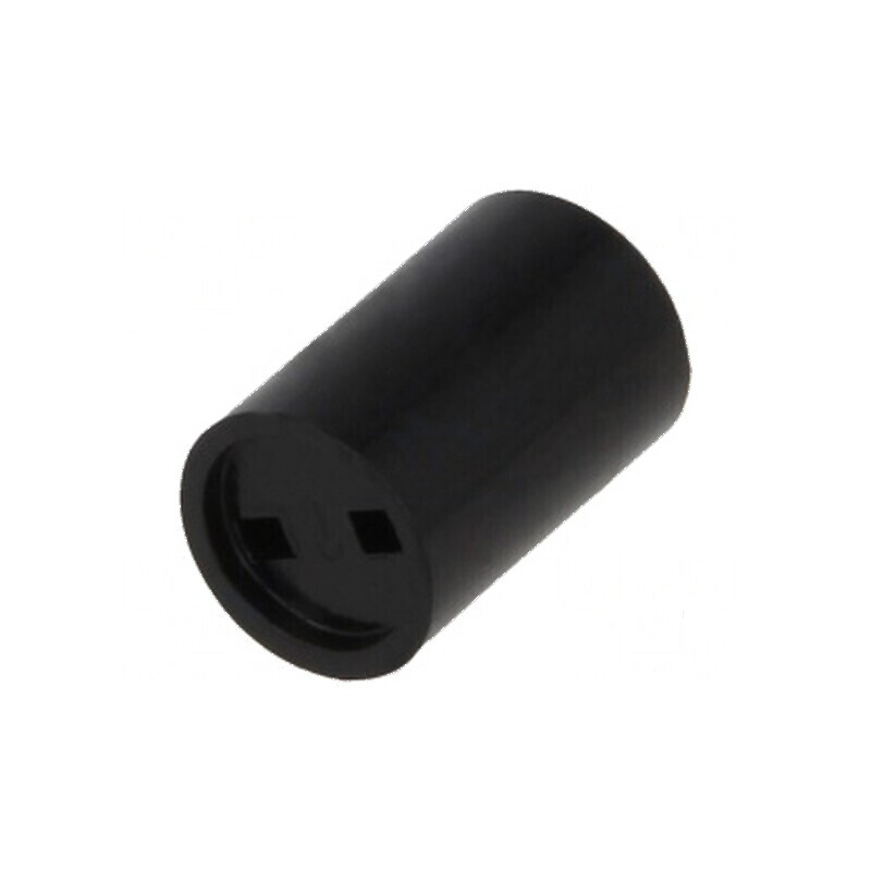 Bucșă distanțare LED neagră Øext 5mm ØLED 3mm Lungime 6,5mm | Electronic-mag.ro | Componente Electronice