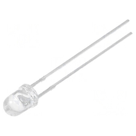 LED alb rece 4mm 7000mcd 30° convex | Electronic-mag.ro | Componente Electronice
