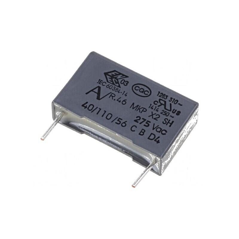 Condensator polipropilenă X2 R46 68nF 18x5x11mm THT ±10% | Electronic-mag.ro | Componente Electronice