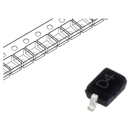 Diodă TVS bidirecţională 2kW 4,7÷6,5V SOD323 rolă bandă | Electronic-mag.ro | Componente Electronice