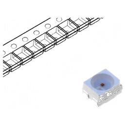 LED SMD 3528 Alb Rece PLCC4 1560-1900mcd 8000-18000K 120° | Electronic-mag.ro | Componente Electronice