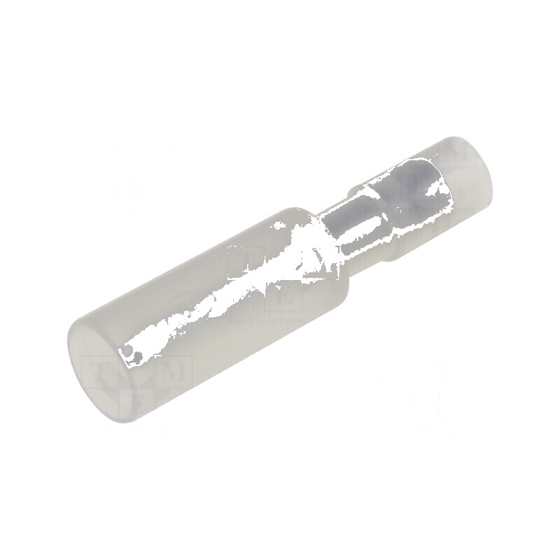 Terminal rotund tată Ø 2mm 0,5-0,75mm² crimpat pe cablu | Electronic-mag.ro | Componente Electronice
