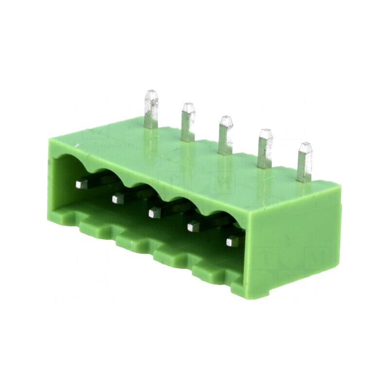 Regletă de conexiuni deconectabilă 5 pini cu piste de 5 mm | Electronic-mag.ro | Componente Electronice