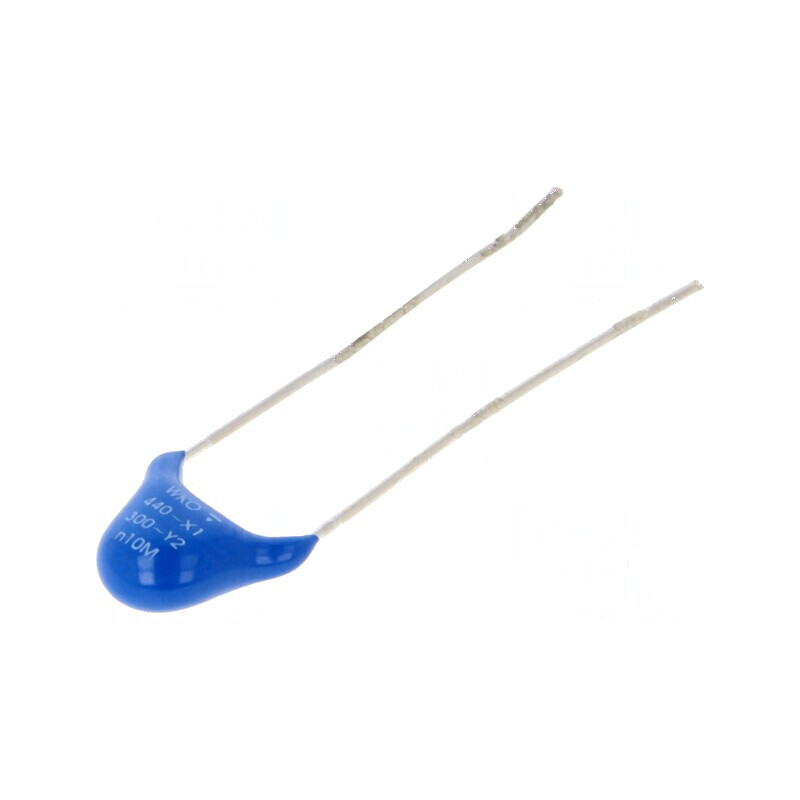 Condensator ceramic antiperturbaţii X1 Y2 100pF Y5S ±20% THT | Electronic-mag.ro | Componente Electronice