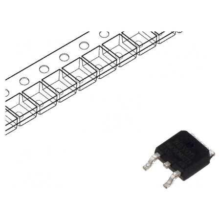 Tranzistor N-MOSFET unipolar TO252 | Electronic-mag.ro | Componente Electronice