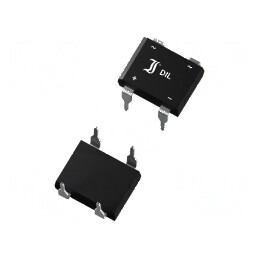 Punte redresoare monofazat 800V 1A DIL THT tub | Electronic-mag.ro | Componente Electronice