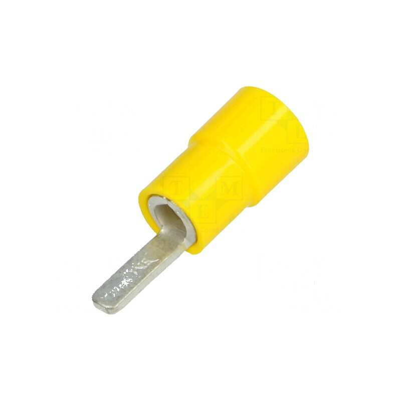 Vârf plat 2,8mm pentru cablu izolată 4÷6mm2 crimpat cositorit | Electronic-mag.ro | Componente Electronice