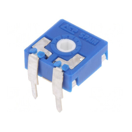 Potențiometru montare singură tură orizontal 50kΩ 0,15W | Electronic-mag.ro | Componente Electronice