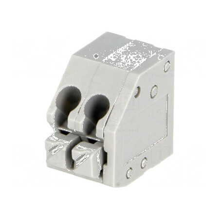 Regletă de conexiuni pentru PCB 45° 3,5mm 2 piste 5A | Electronic-mag.ro | Componente Electronice